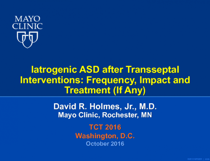 Iatrogenic ASD After Transeptal Interventions: Frequency, Impact, and Treatment (If Any)