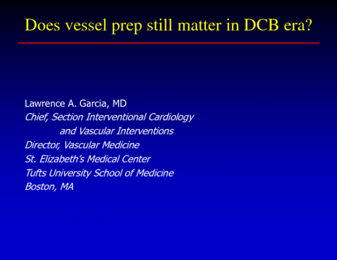 Editorial Perspective: Given DCB Results, Is There Any Role for Stenting or Atherectomy in SFA Intervention?