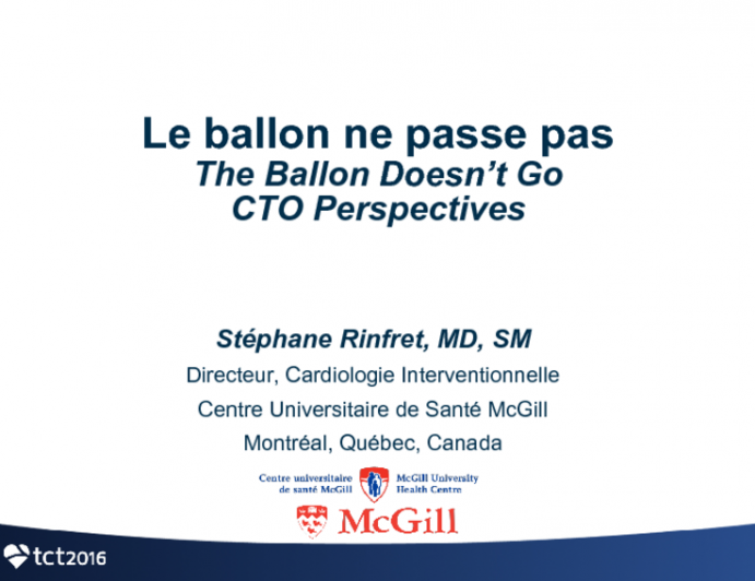 Le Ballon Ne Passe Pas/The Ballon Doesn't Go/CTO Perspectives