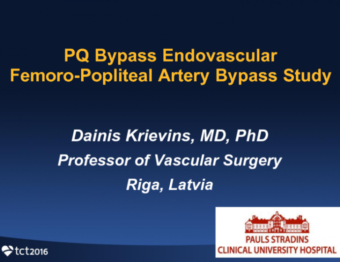 Early Results of the PQ Bypass Endovascular Femoro-Popliteal Artery Bypass Study (EFAB)