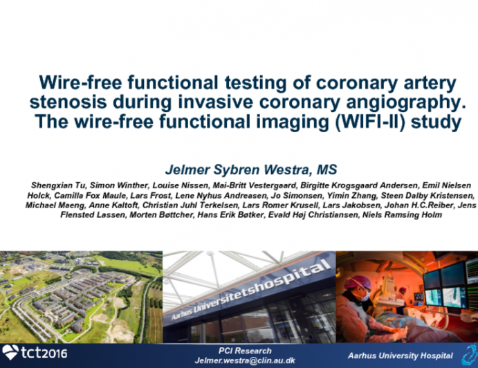 Physiological Testing of Coronary Artery Stenosis by Computation of Invasive Coronary Angiography. The Wire-Free Functional Imaging (WIFI-II) Study