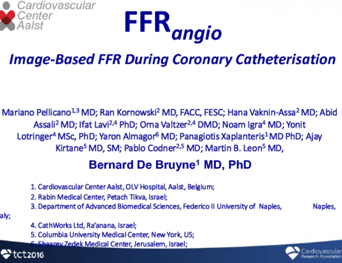 FFRangio: Image-Based FFR During Coronary Catheterisation