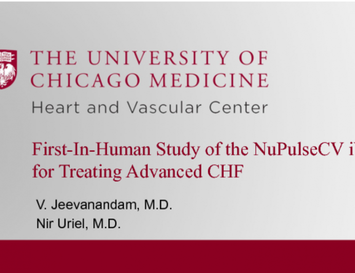 First-In-Human Study of the NuPulseCV iVAS for Treating Advanced CHF