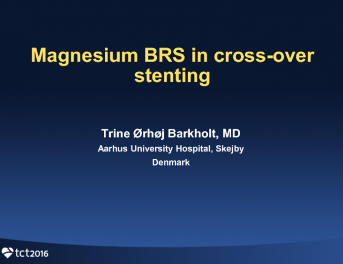 Case #12: Magnesium BRS in Cross-Over Stenting