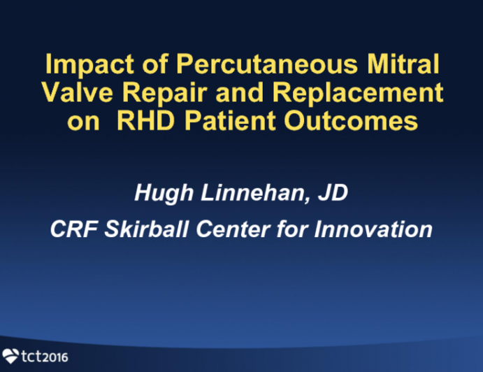 Impact of Percutaneous Mitral Valve Repair and Replacement on RHD Patient Outcomes