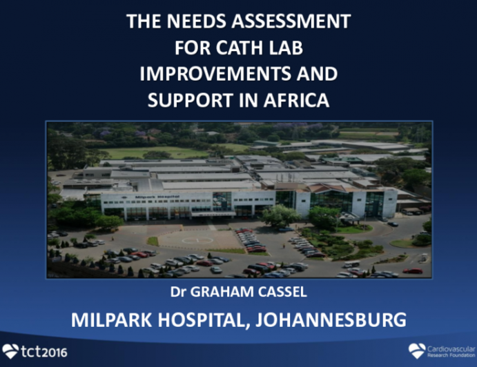 Needs Assessment for Cath Lab Improvement and Support