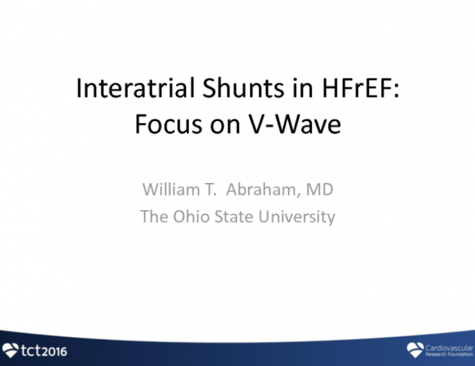 Interatrial Shunts in HFrEF: Focus on V-Wave