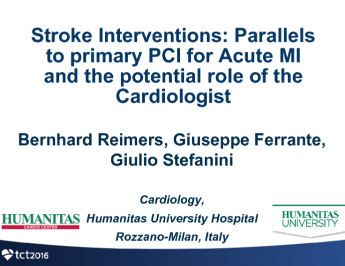 Stroke Interventions: Parallels to Primary PCI for Acute MI and the Potential Role of the Cardiologist