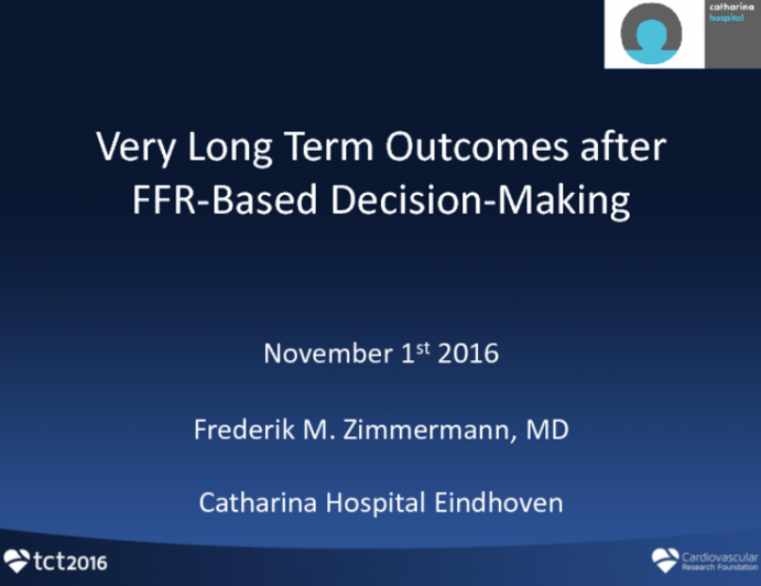 Very Long Term Outcomes after FFR-Based Decision-Making