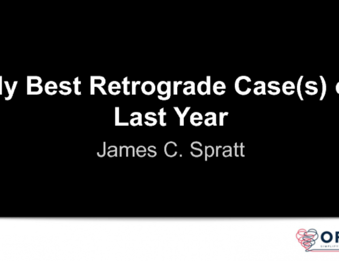 My Best Retrograde Case(s) of Last Year
