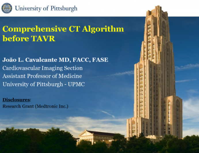 Comprehensive CT Algorithm Before TAVR