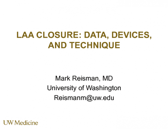 LAA Closure: Data, Devices, and Technique