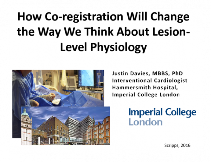 How Co-registration Will Change the Way We Think About Lesion-Level Physiology