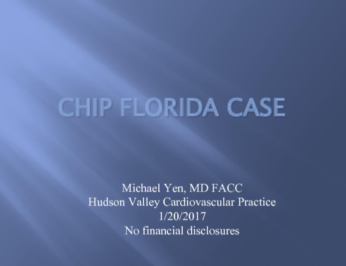 Case Study 1: Chip Florida Case