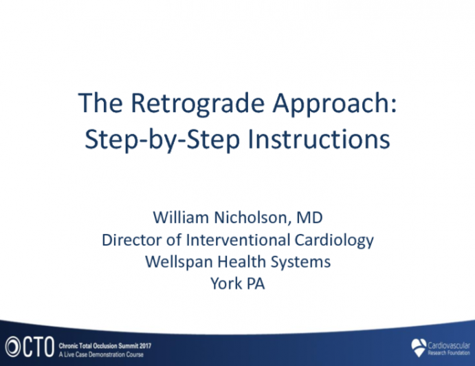 The Retrograde Approach: Step-by-Step Instructions