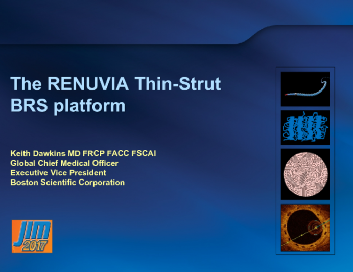 The RENUVIA Thin-Strut BRS Platform