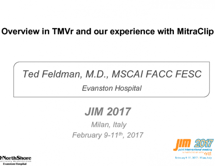 Overview in TMVr and Our Experience with MitraClip