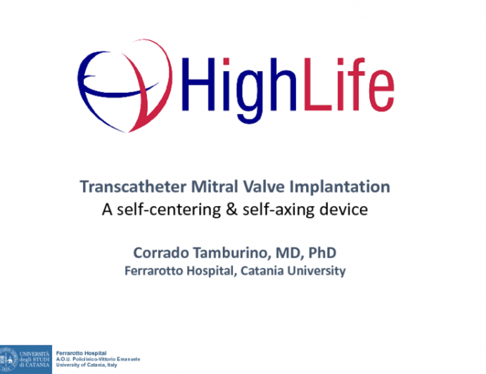 Trancatheter Mitral Valve Implantation: A self-centering & self-axing device