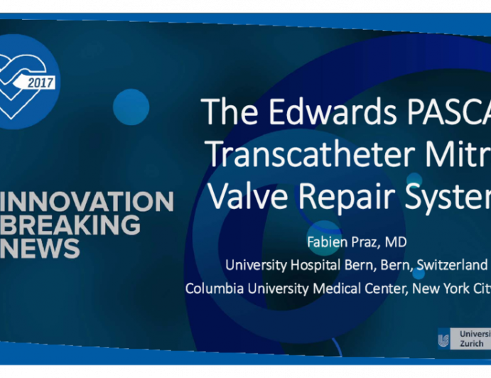 Innovation Breaking News 15: Edwards PASCAL Mitral Valve Repair System