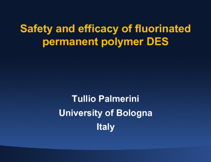 Safety and Efficacy of Fluorinated Permanent Polymer DES