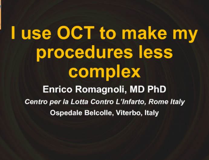 I Use OCT to Make my Procedures Less Complex