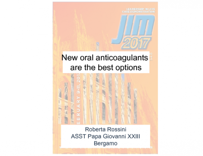 New Oral Anticoagulants: Are the Best Options