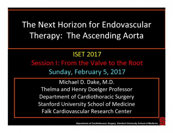 The Next Horizon for Endovascular Therapy: The Ascending Aorta