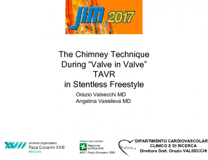 The Chimney Technique  During “Valve in Valve” TAVR  in Stentless Freestyle