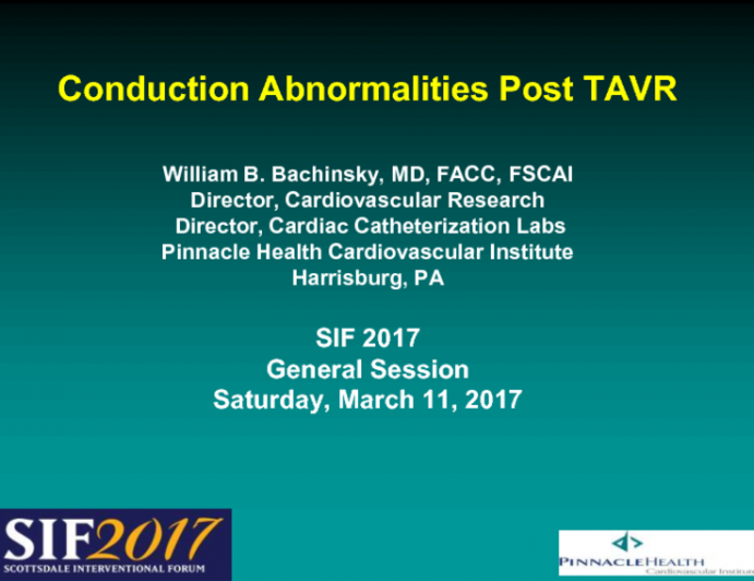 Conduction Abnormalities Post TAVR