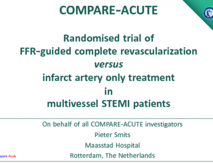 Randomised Trial of FFR-guided Complete Revascularization versus Infarct Artery only Treatment in Multivessel STEMI Patients