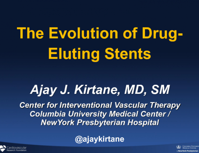 The Evolution of Drug-Eluting Stents