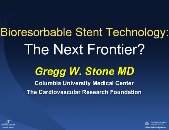 Bioresorbable Stent Technology: The Next Frontier?