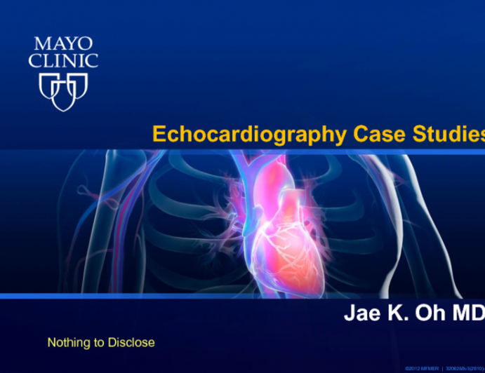 Echocardiography Case Studies