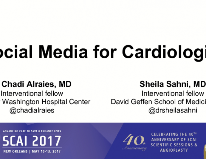 Social Media for Cardiologist