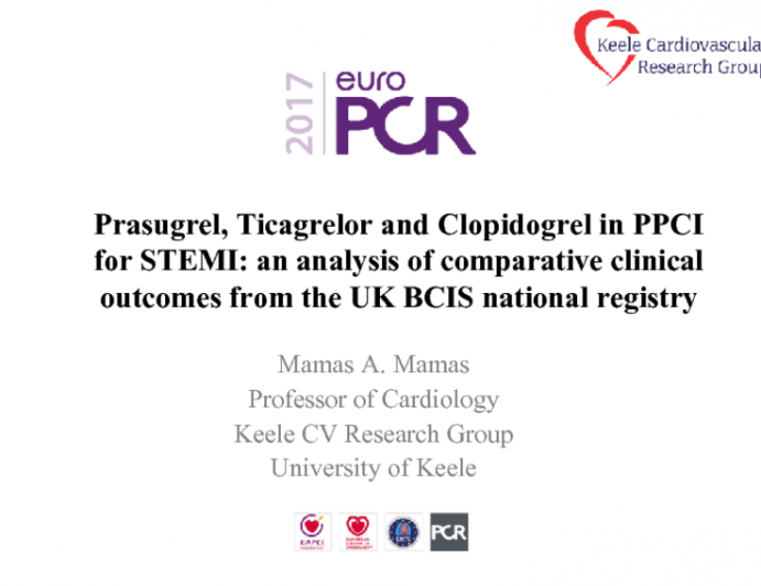 Prasugrel, Ticagrelor and Clopidogrel in PPCI for STEMI: an analysis of comparative clinical outcomes from the UK BCIS national registry