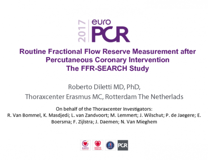 Routine Fractional Flow Reserve Measurement after Percutaneous Coronary Intervention The FFR-SEARCH Study