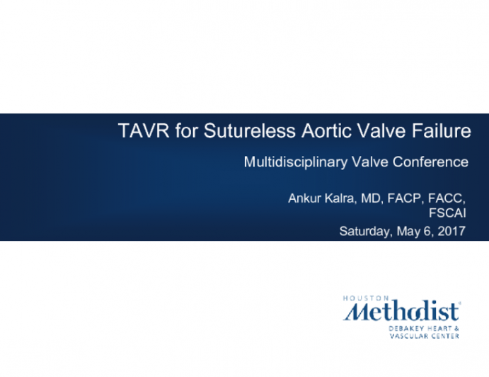 TAVR for Sutureless Aortic Valve Failure