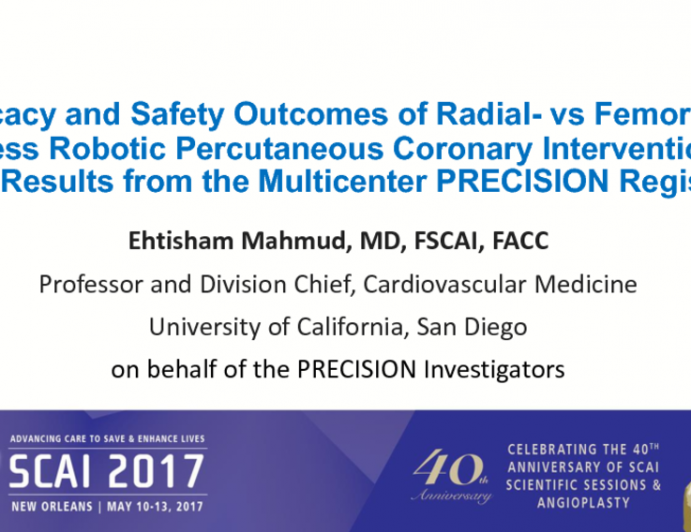 Efficacy and Safety Outcomes of Radial- vs Femoral-Access Robotic Percutaneous Coronary Intervention: Final Results from the Multicenter PRECISION Registry