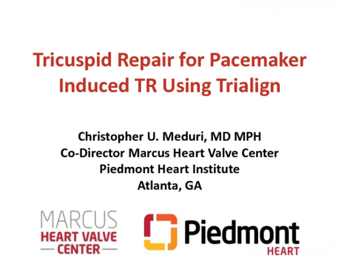 Transcatheter Treatment of a Patient With Severe Tricsupid Regurgitation With a Pacemaker Lead