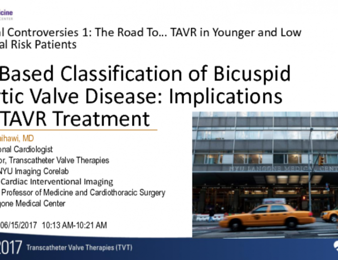 CT-Based Classification of Bicuspid Aortic Valve Disease: Implications for TAVR Treatment
