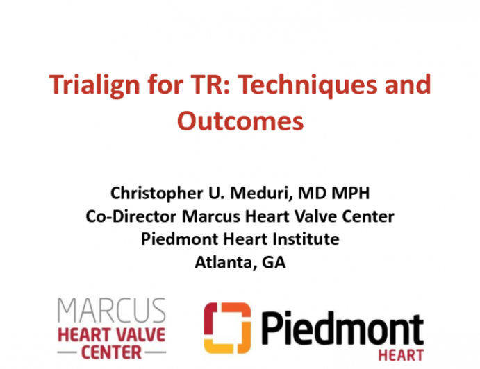 Trialign for TR: Technique and Outcomes