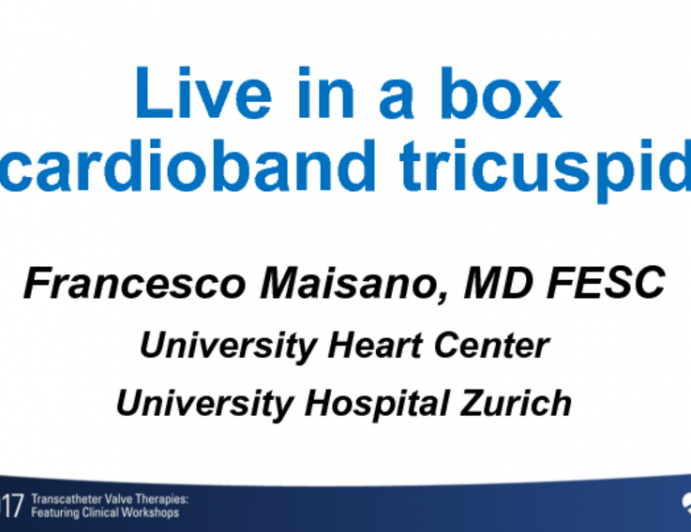 Live in a Box: Cardioband Tricuspid
