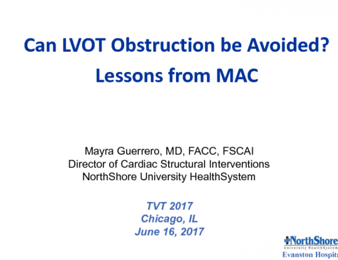 Can LVOT Obstruction Be Avoided? Lessons Learned From MAC