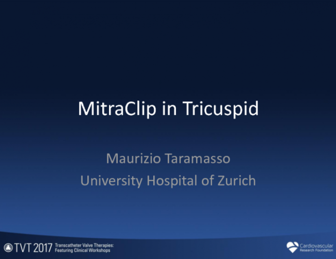 MitraClip for TR: Technique and Outcomes