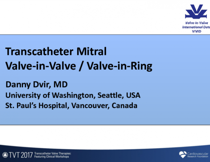 TAV in Mitral Surgical Valves and Rings: Lessons From the VIVID Registry