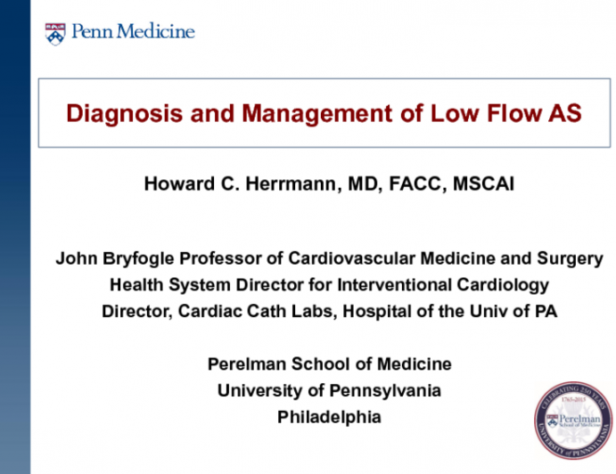A Practical Clinical Algorithm for Correctly Diagnosing and Managing Patients With Low Flow Aortic Stenosis