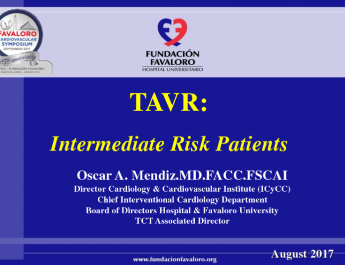 TAVR: Intermediate Risk Patients