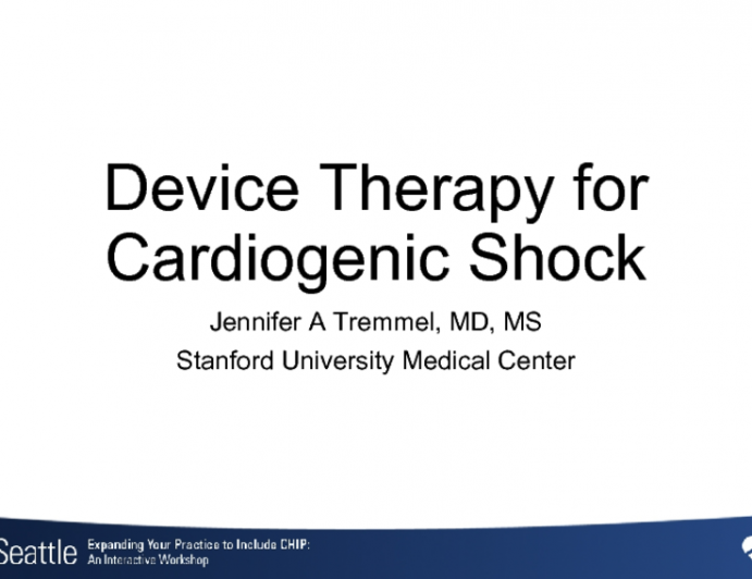 Device Therapy for Cardiogenic Shock