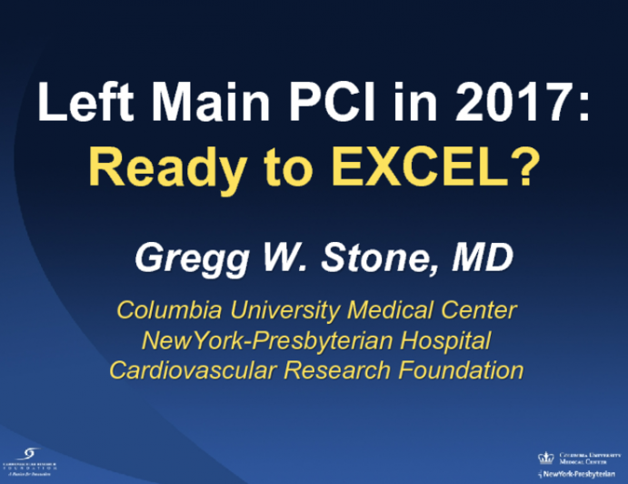 Left Main PCI in 2017: Ready to EXCEL? 