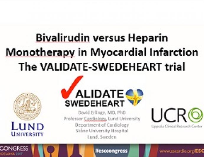 Bivalirudin vs Heparin Monotherapy in Myocardial Infarction:The VALIDATE-SWEDEHEART Trial